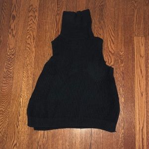 Navy Sweater Turtleneck sleeveless